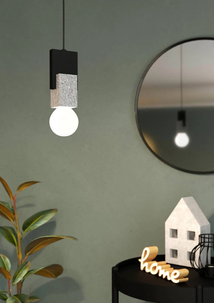 Black hanging lamp Lobatia Eglo 9002759995317