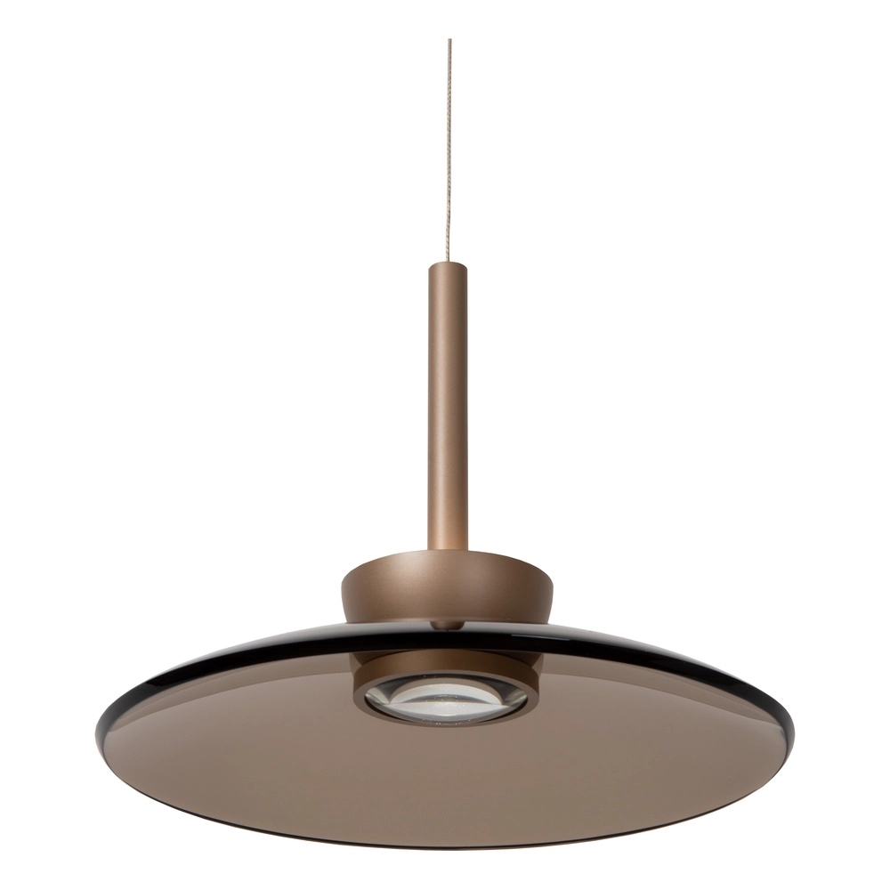 Glass led pendant light Santiago Ø 32cm - champagne Premium by Lucide 5411212221919