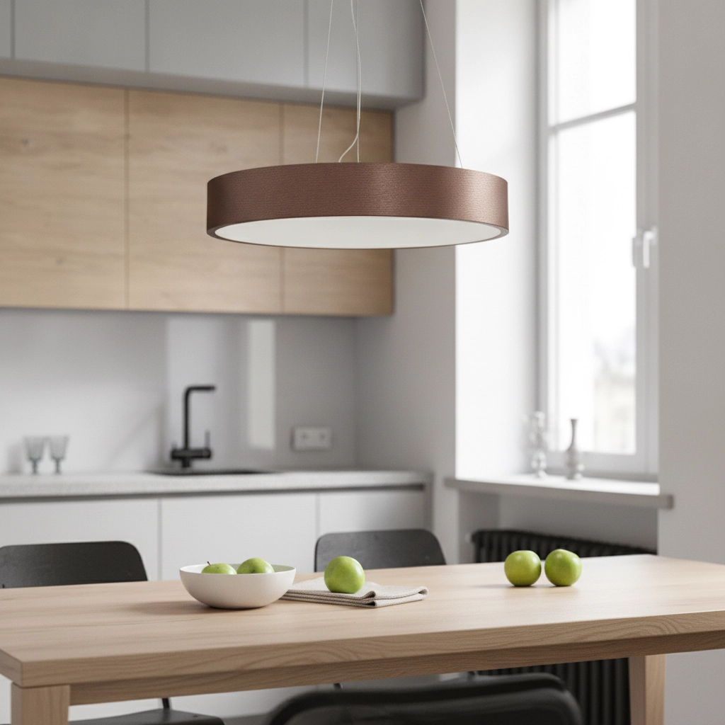 Pendant lamp Rando Thin coffee brown Ø 38cm