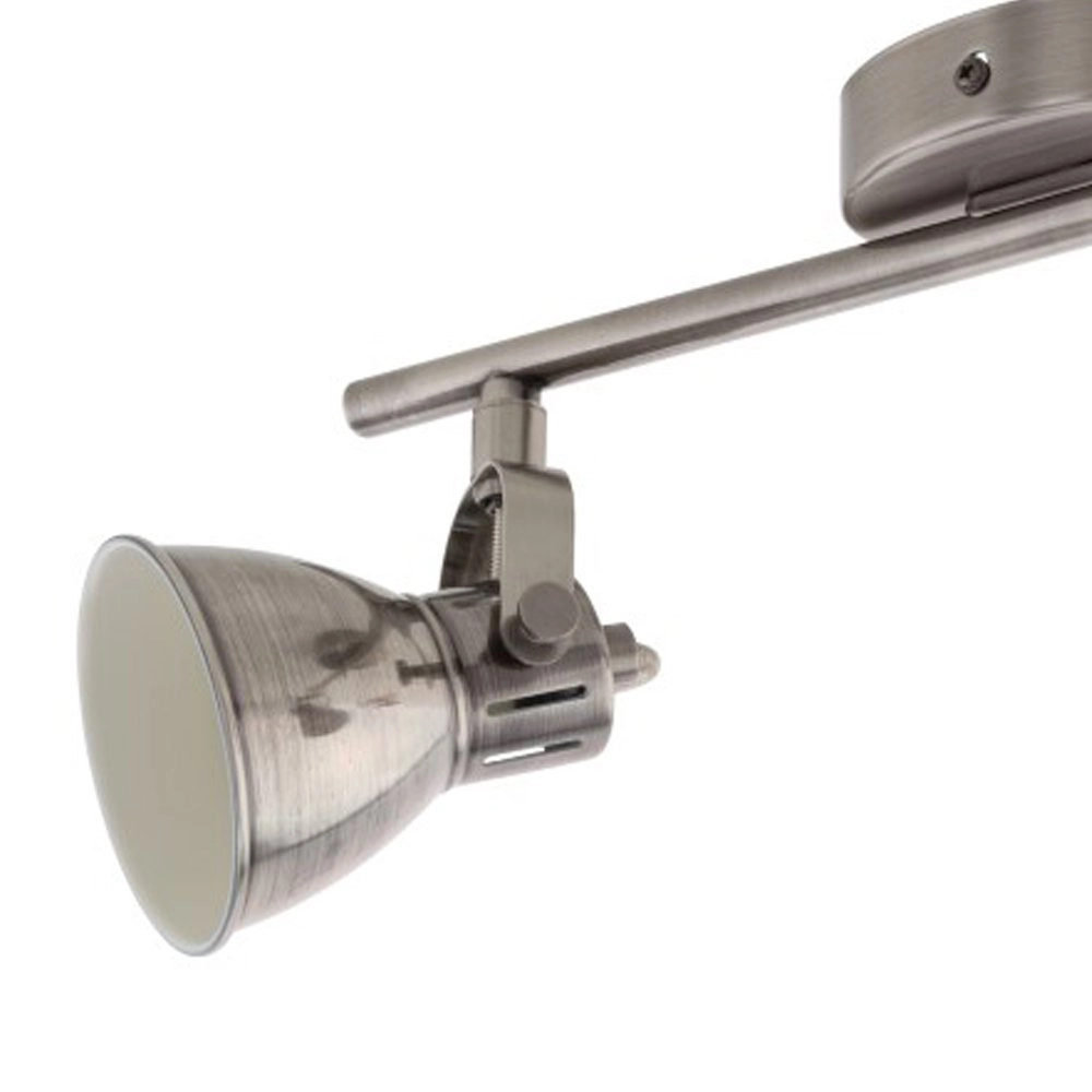 LED ceiling spot Seras 2-light nickel with cream Eglo 9002759965532
