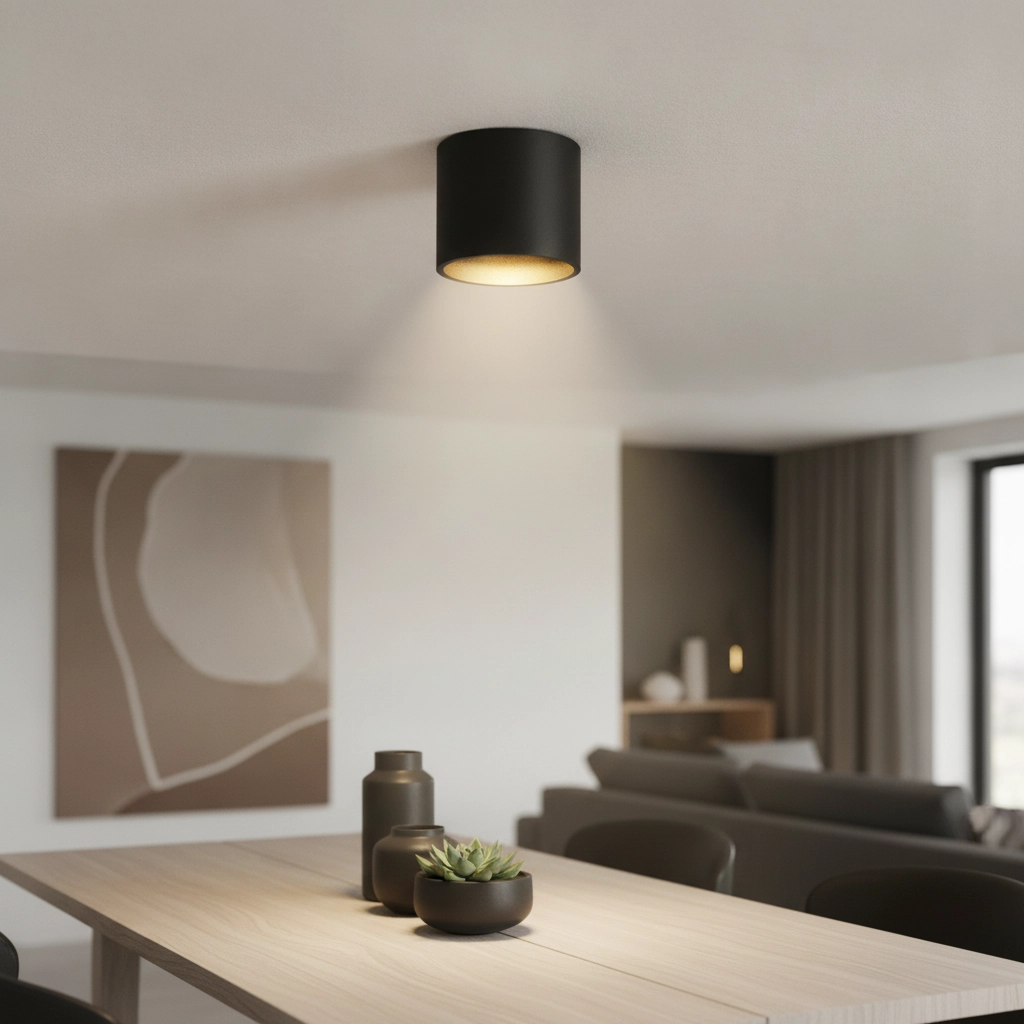Led surface mounted spot Orleans black