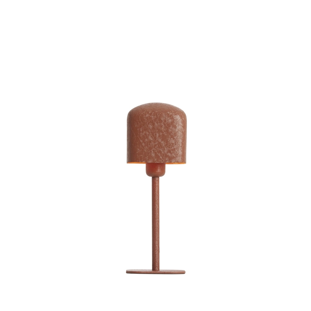 Bedside Lamp Elenie 13x13cm - matte dark orange Light & Living 8717807818692