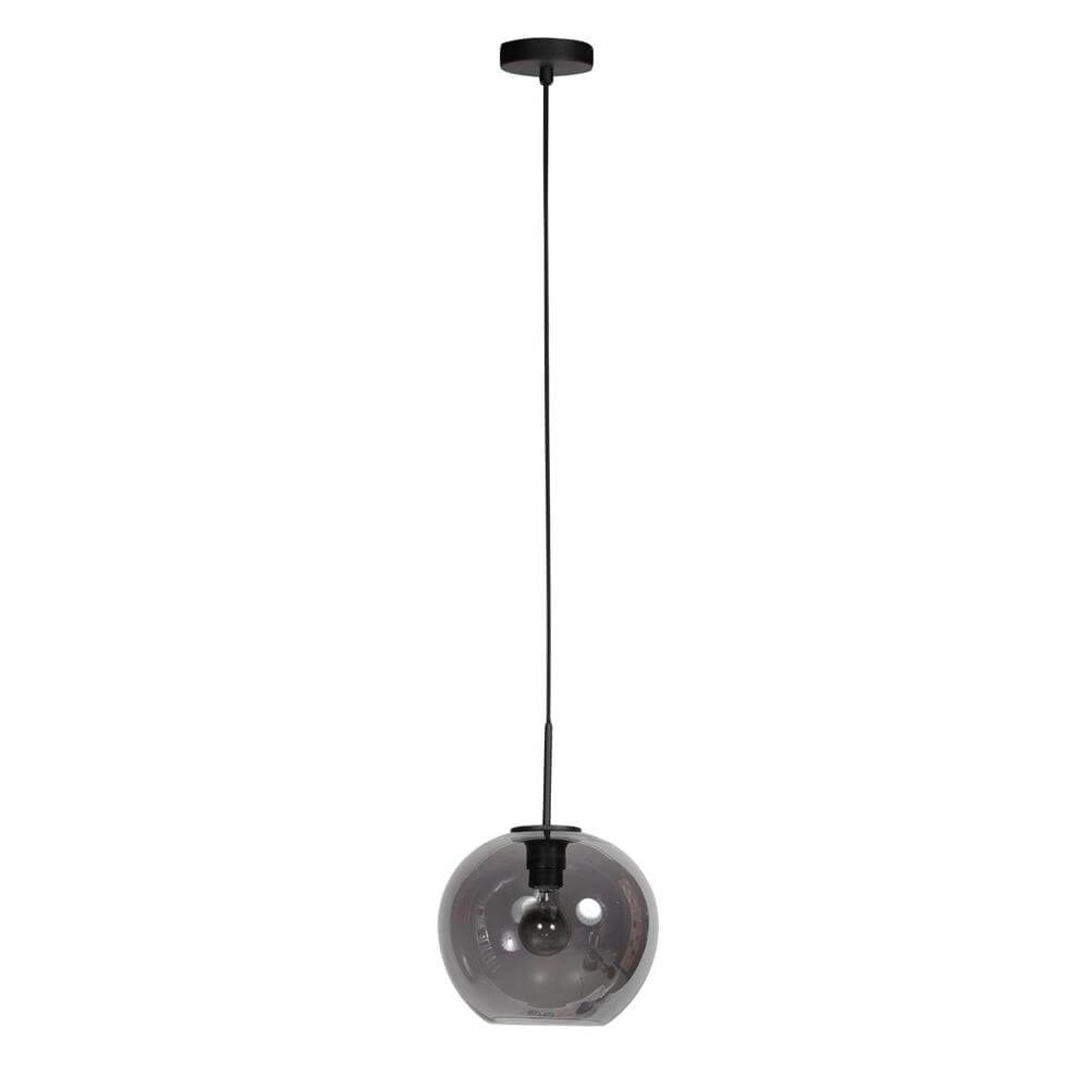 Pendant lamp HaloSwap with 1 ball of smoke glass Ø 25cm Steinhauer 8712746179743