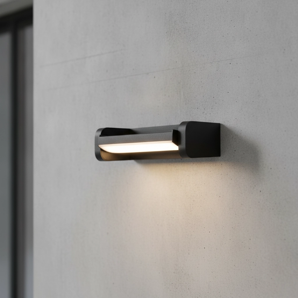 Directional wall lamp Volvel black
