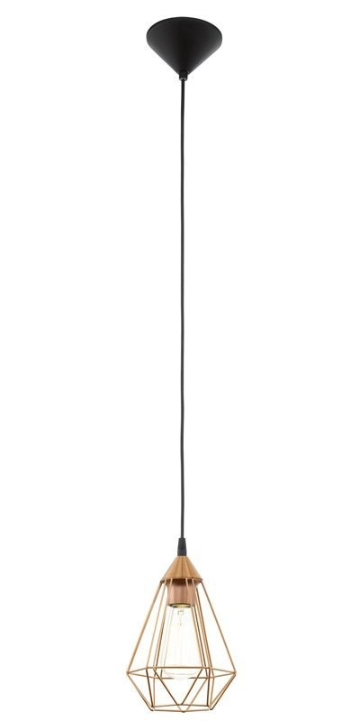 Pendant lamp Tarbes 17cm copper Eglo 9002759941932