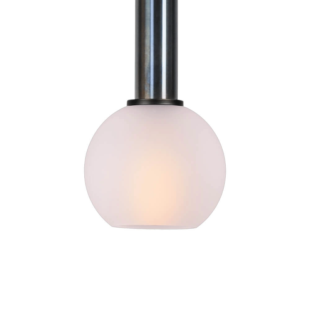 Hanging lamp Ø 15cm Bella 2 Dappled oil with matt white glass Masterlight 8718121334233