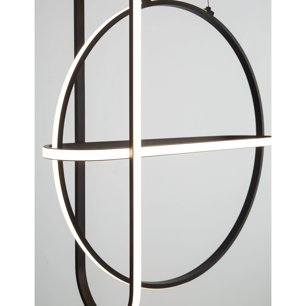 Design pendant lamp Arte black round Lyora 5212017426048