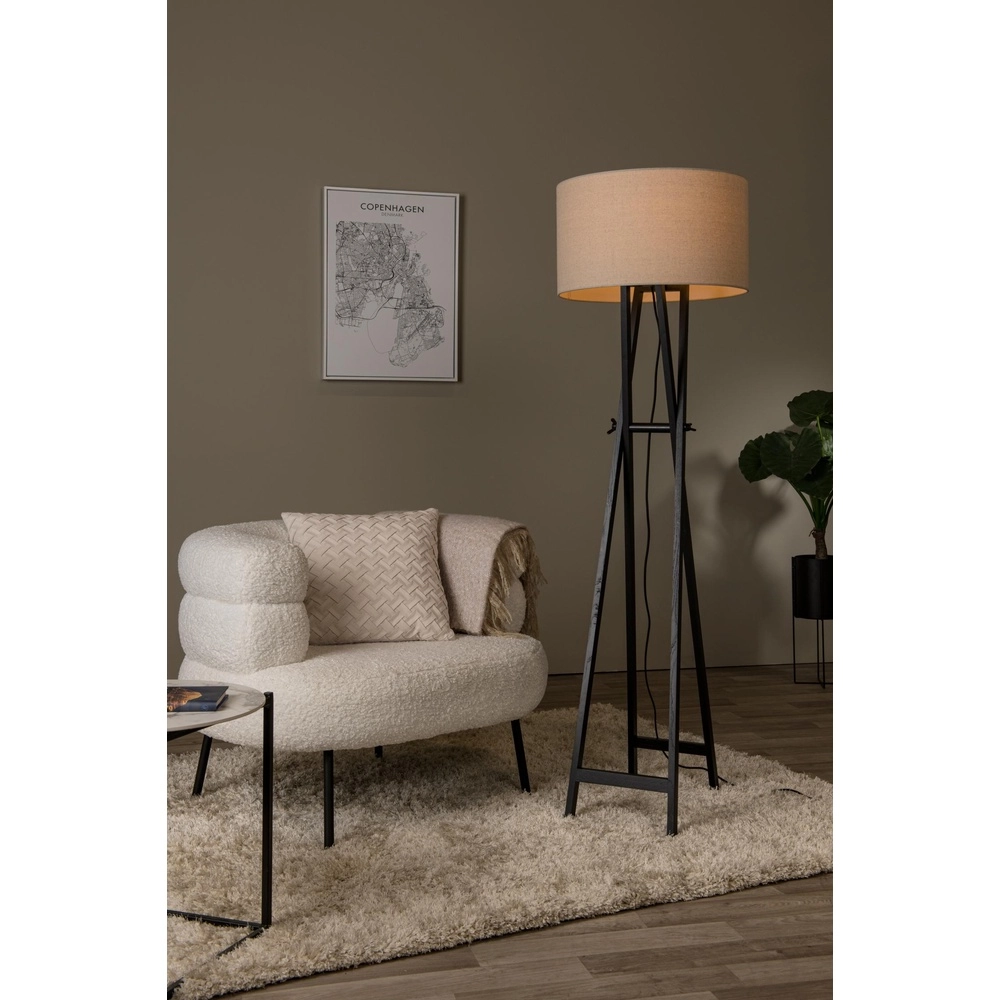 Floor lamp Trafalgar Black Lucide 5411212303424