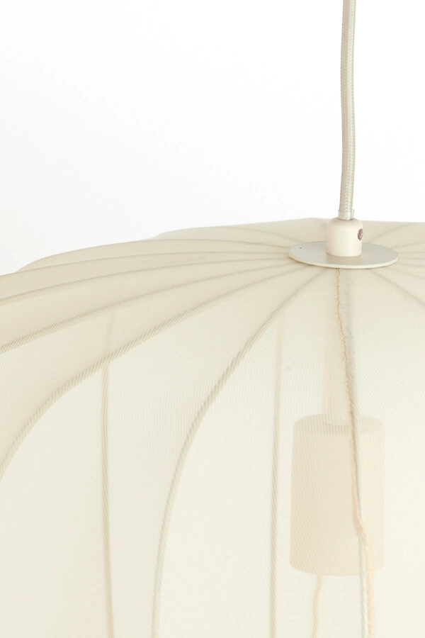 Japandi pendant lamp Plumeria cream Ø 50cm Light & Living 8717807651411