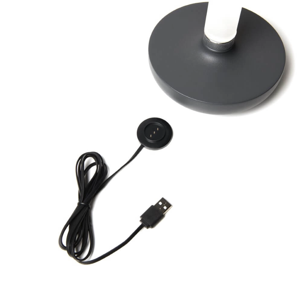 Rechargeable table lamp Biarritz anthracite KonstSmide 7318308273730