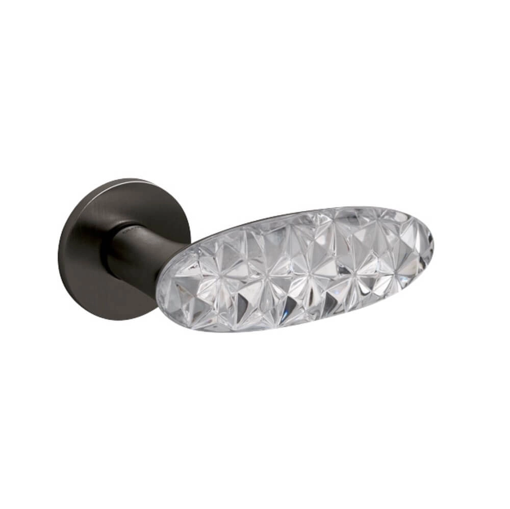 Door handle Crystal Diamond anthracite