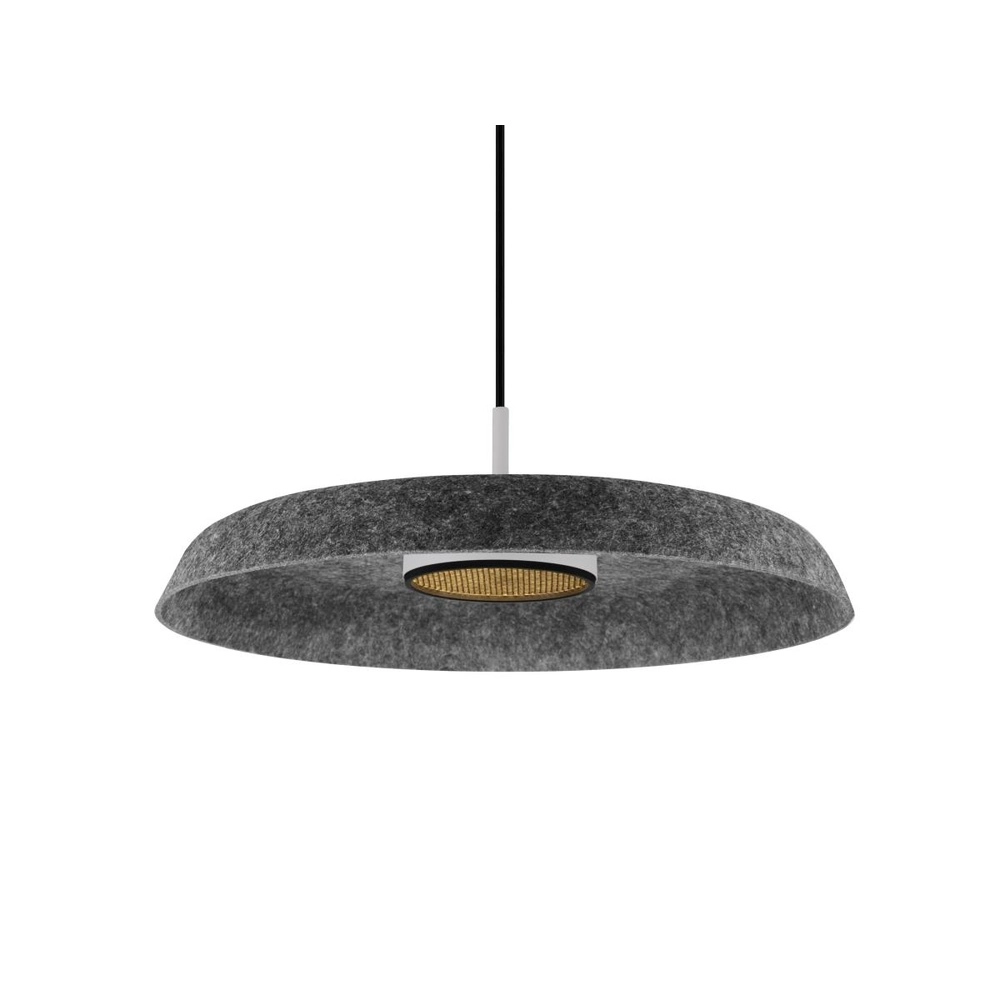 Felt hood Grip! Flat Ø 50 x 6.2cm anthracite SLV 4024163316217