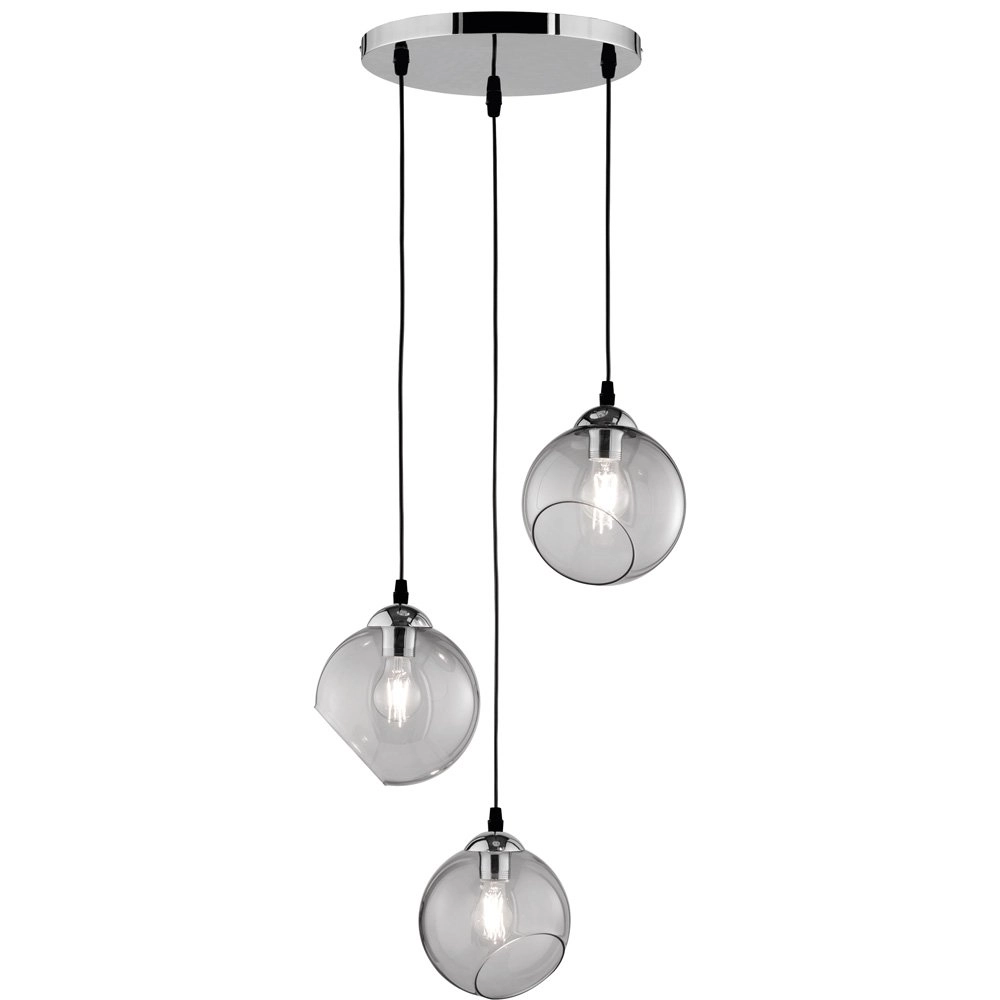 Globe lamp Clooney 3x Ø20cm