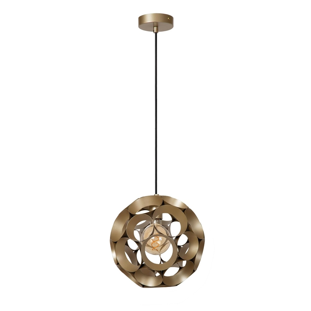 Unique pendant lamp Hannelore Ø 30cm gold