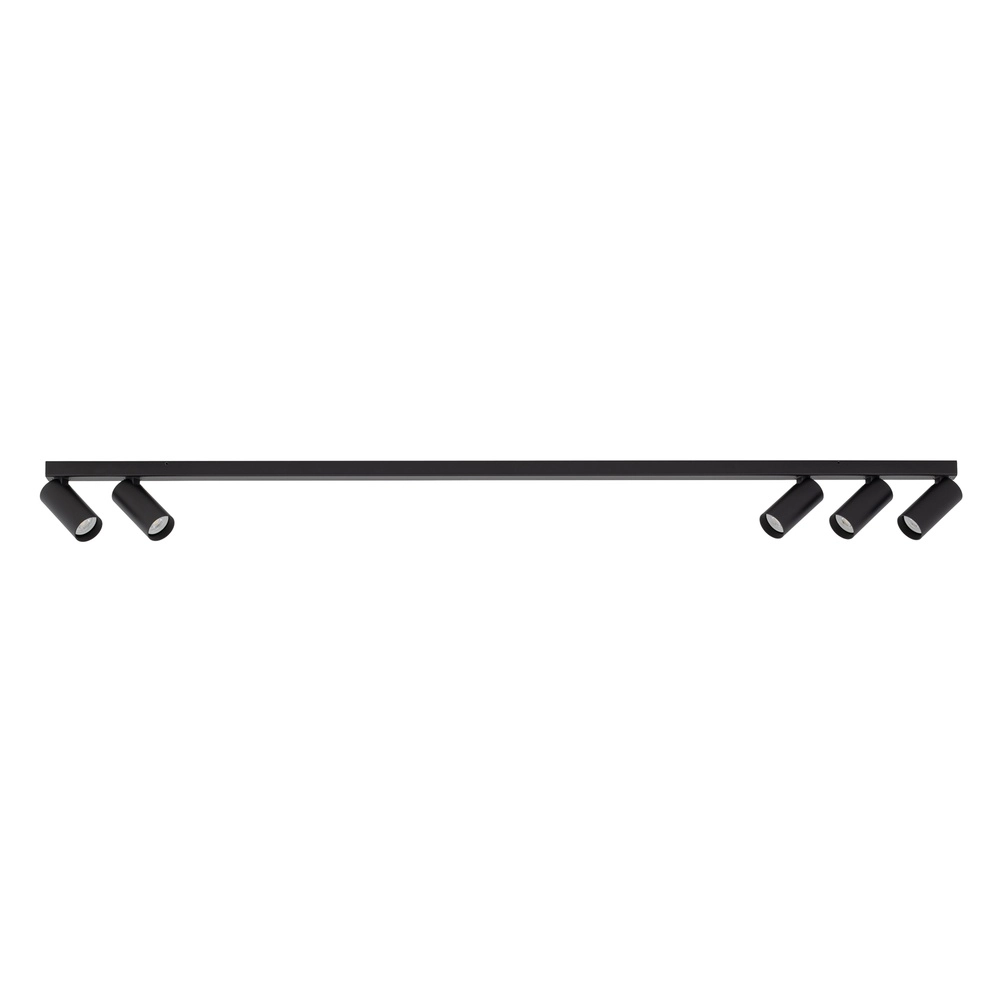 Surface-mounted spot 5x GU10 Fourty Black Lyora 5903139107419