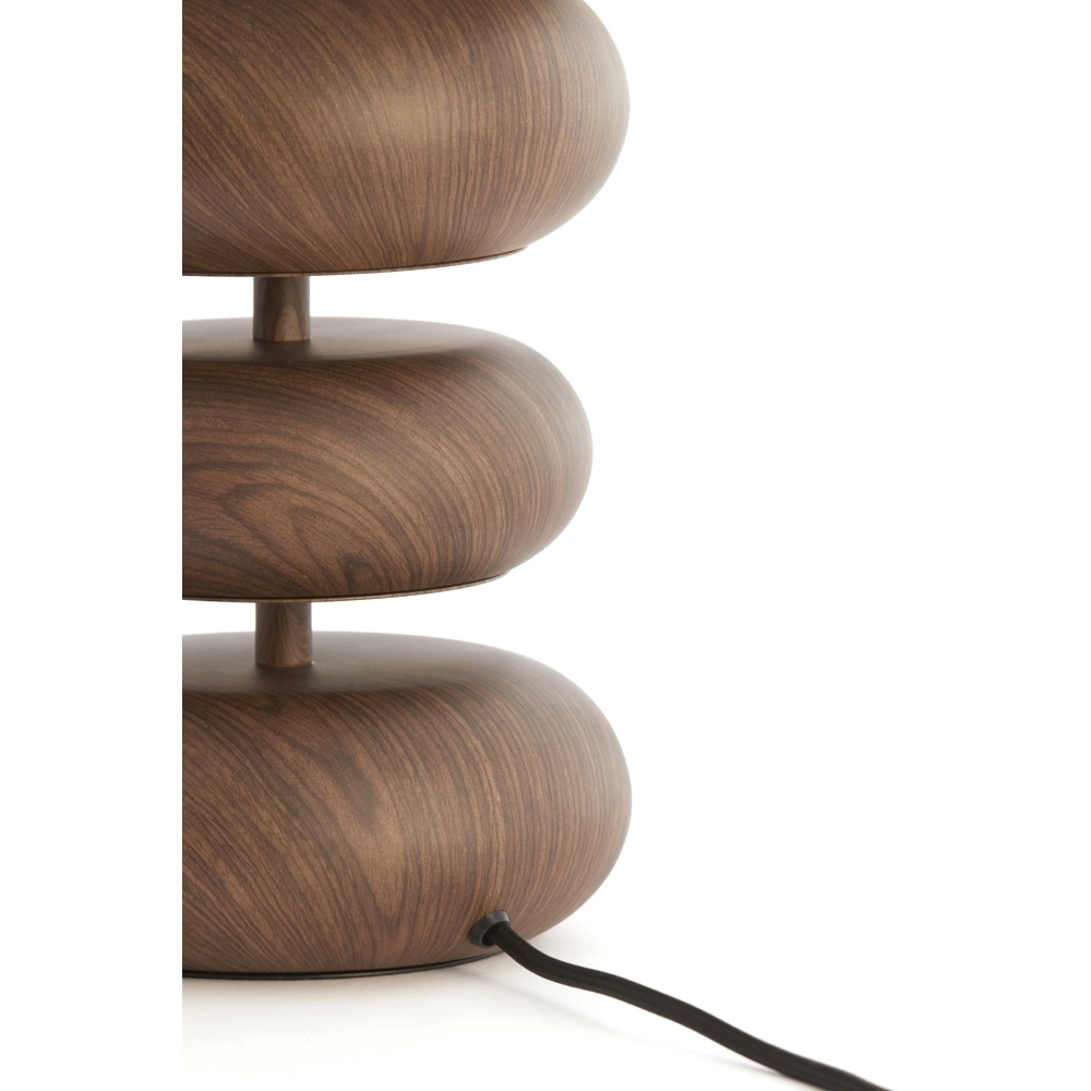 Table lamp Danialo 67.5cm - dark wood Light & Living 8717807815219