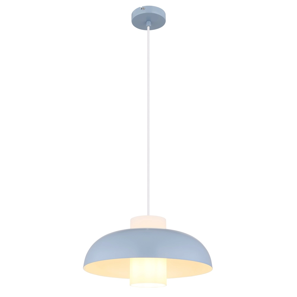 Modern pendant lamp Lowe blue Ø 38cm