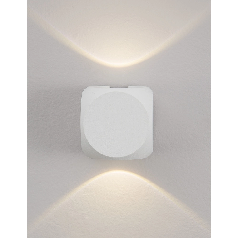 Unique wall lamp Zari 2-light white