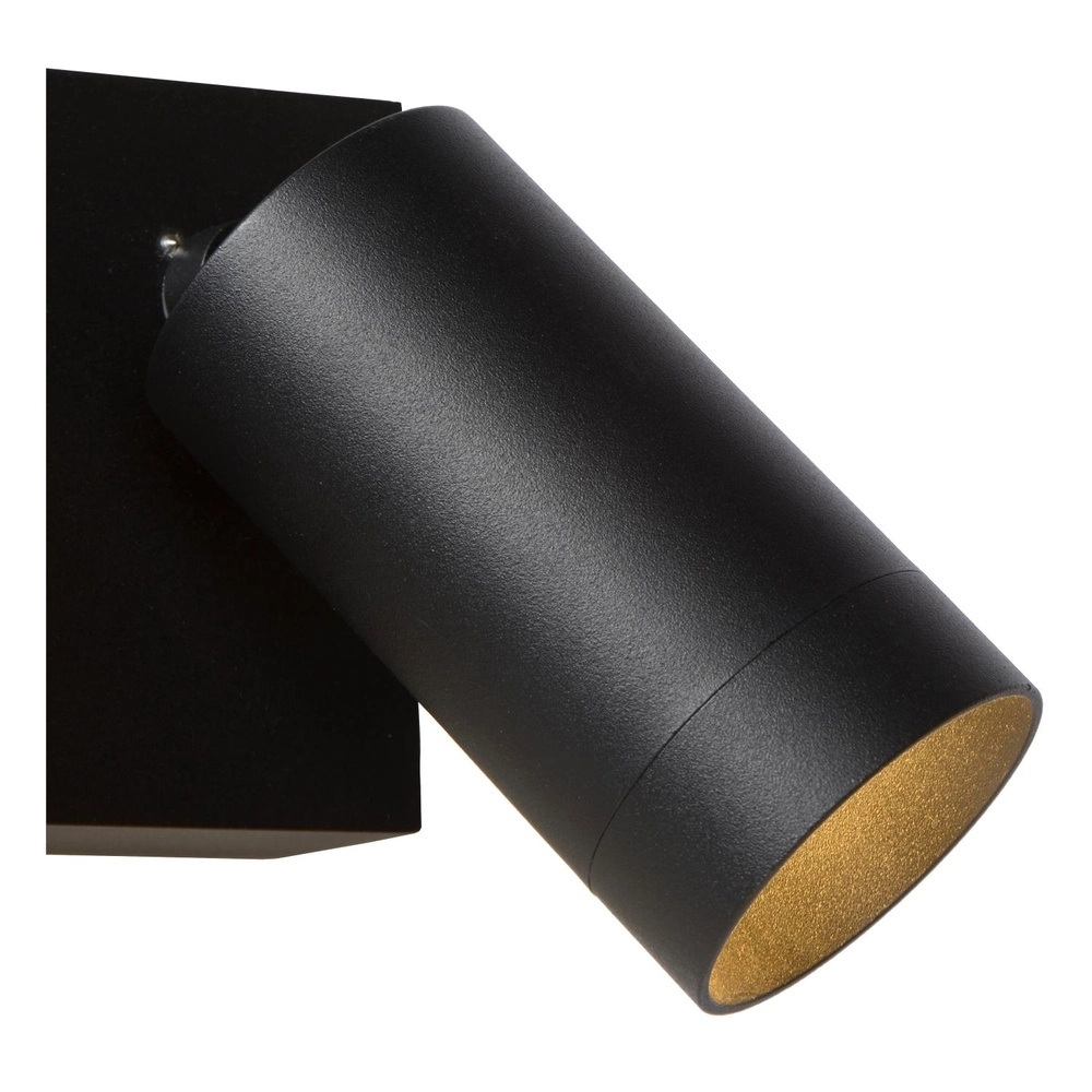 Wall spotlight Taylor IP54 double with sensor black Lucide 5411212092717