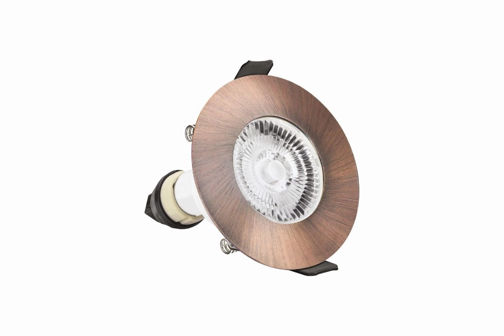 Recessed spotlight EvoFire copper
