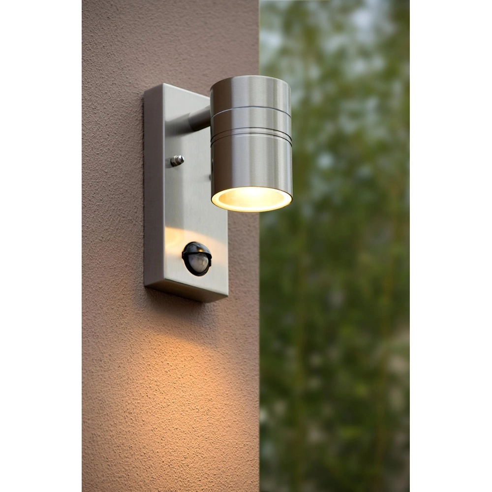 Wall spotlight Arne-Led Ir Down chrome with sensor
