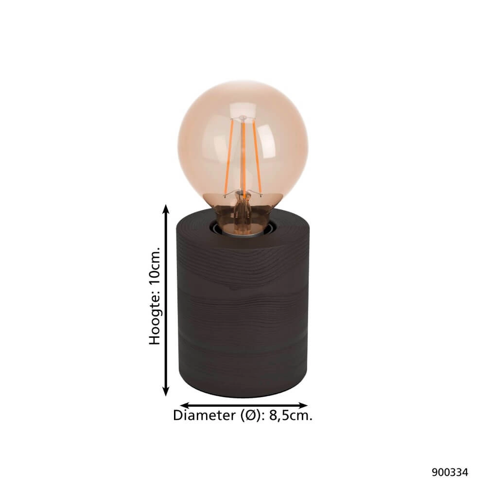 Wooden table lamp Turialdo 1 Eglo 9008606235636