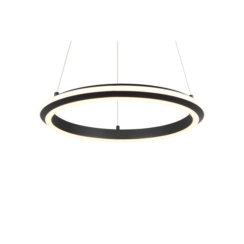 Pendant lamp Amador black Ø 45cm Trio 4017807656626