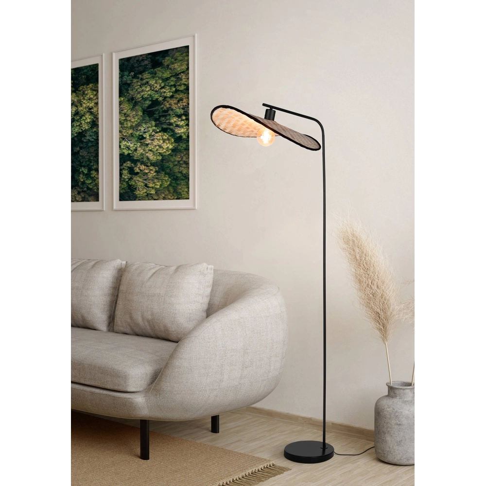 Rattan floor lamp Marywell 160cm Eglo 9002759440473