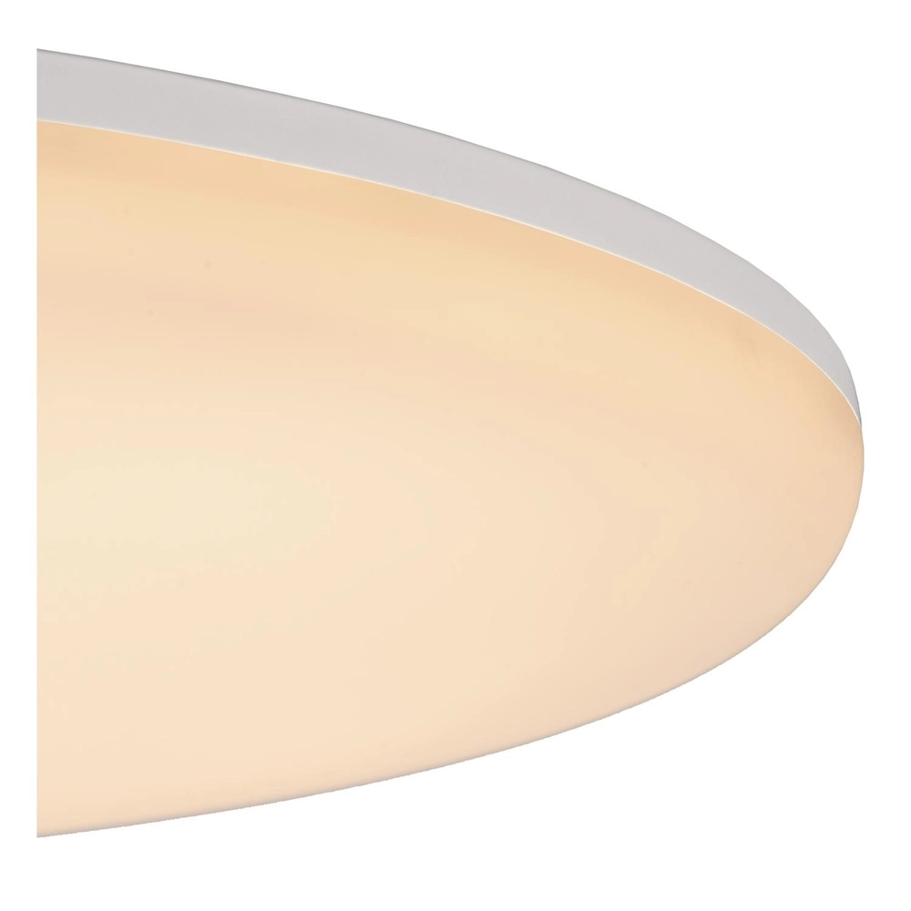 ceiling light Olson Ø 29cm white - IP44 Lucide 5411212792235
