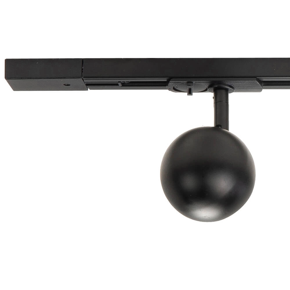 1-phase rail set 100cm Bolo black with 3 spots Highlight 8718379039683