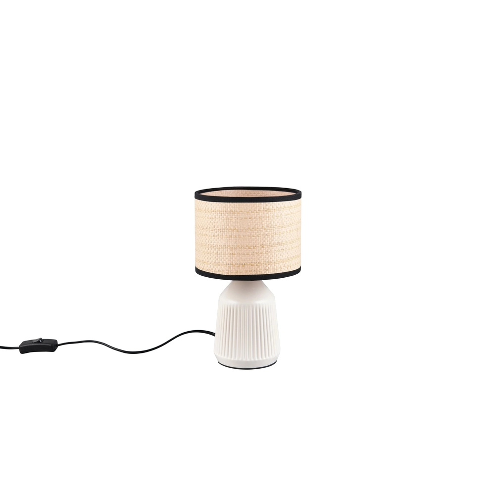 Table lamp Formentera Ø 16cm white Trio 4017807692105