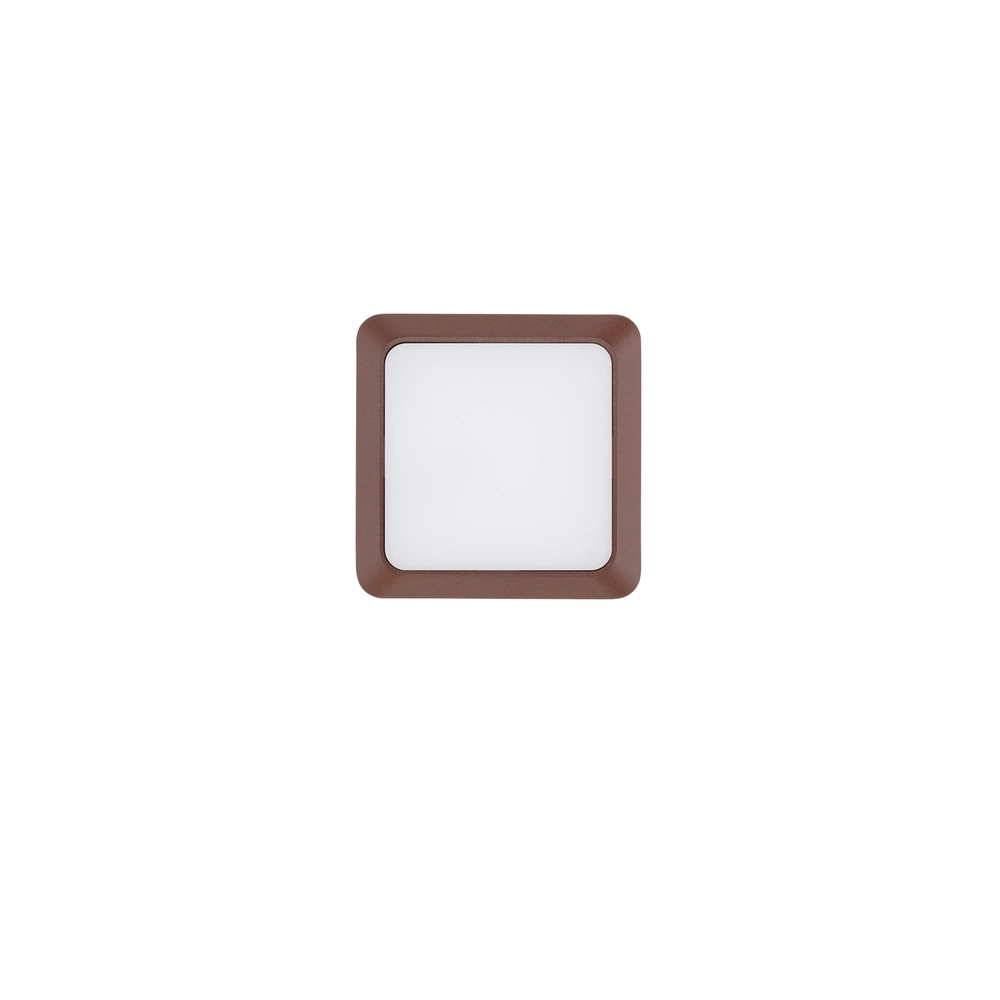 Square wall lamp Appia Rusty brown Lyora 5212017449597