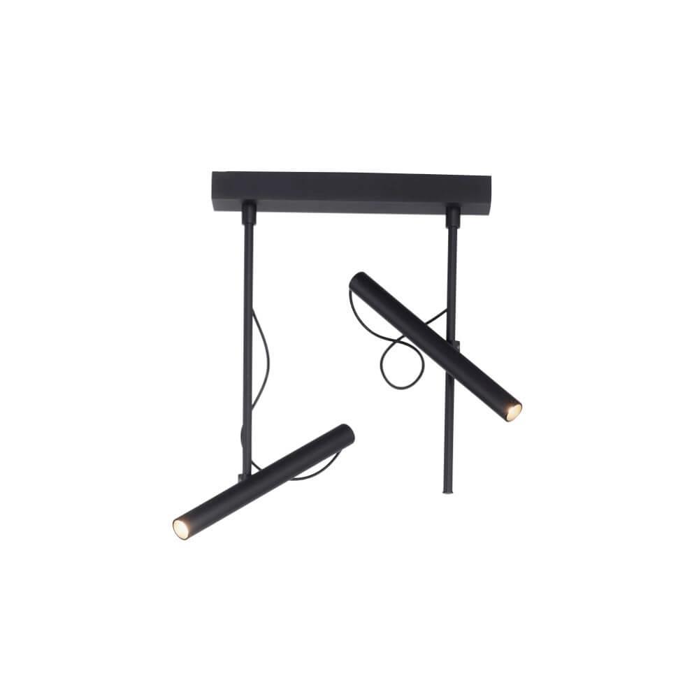 Designer ceiling lamp Pure Tutua black Paul Neuhaus 4012248365533