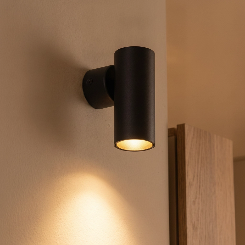 Wall spotlight Mor black