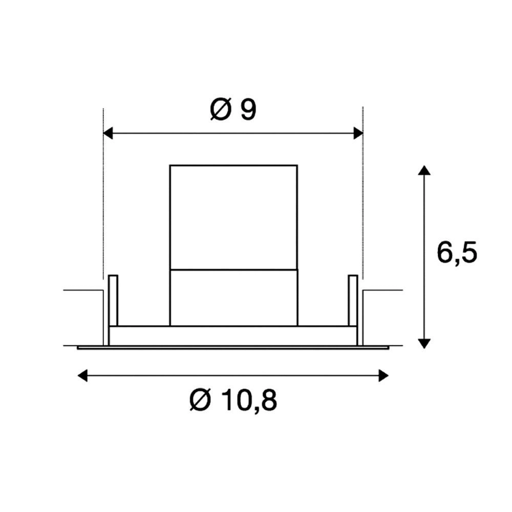 LED recessed spot Kini SLV 4024163191258
