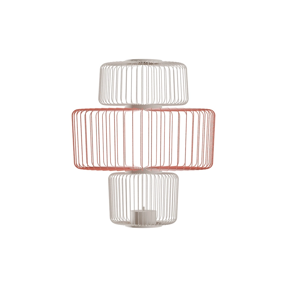 Cage lamp Nome sand brown Ø 49cm