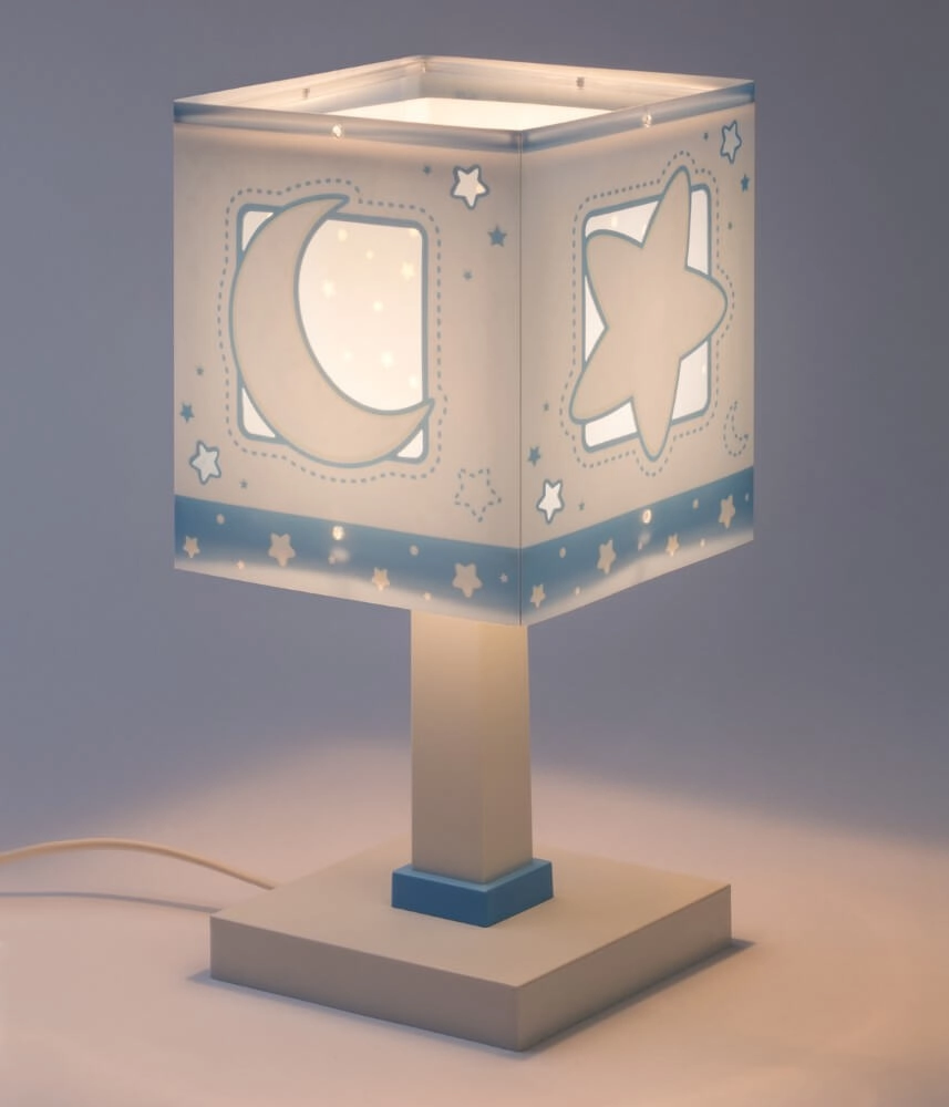 Children's room table lamp Moonlight soft blue Dalber 8420406000381