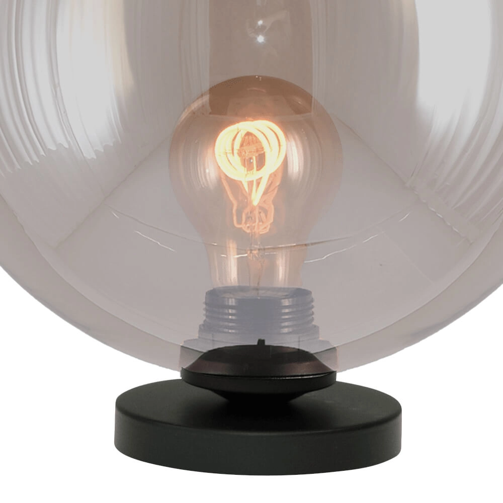Table lamp Bella 2 with Ø 25cm gold glass Masterlight 8718121340784