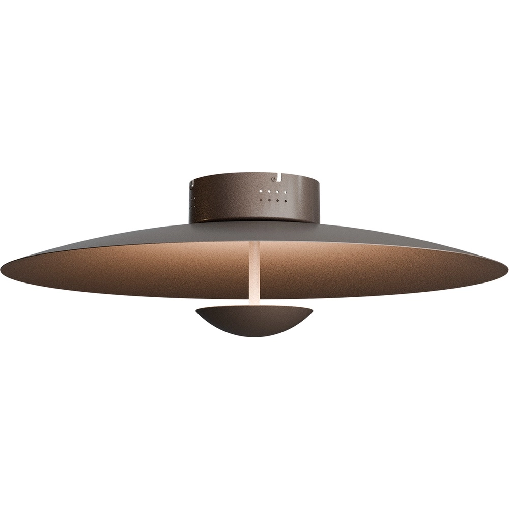 Ceiling lamp Scala Ø 60cm cocoa brown