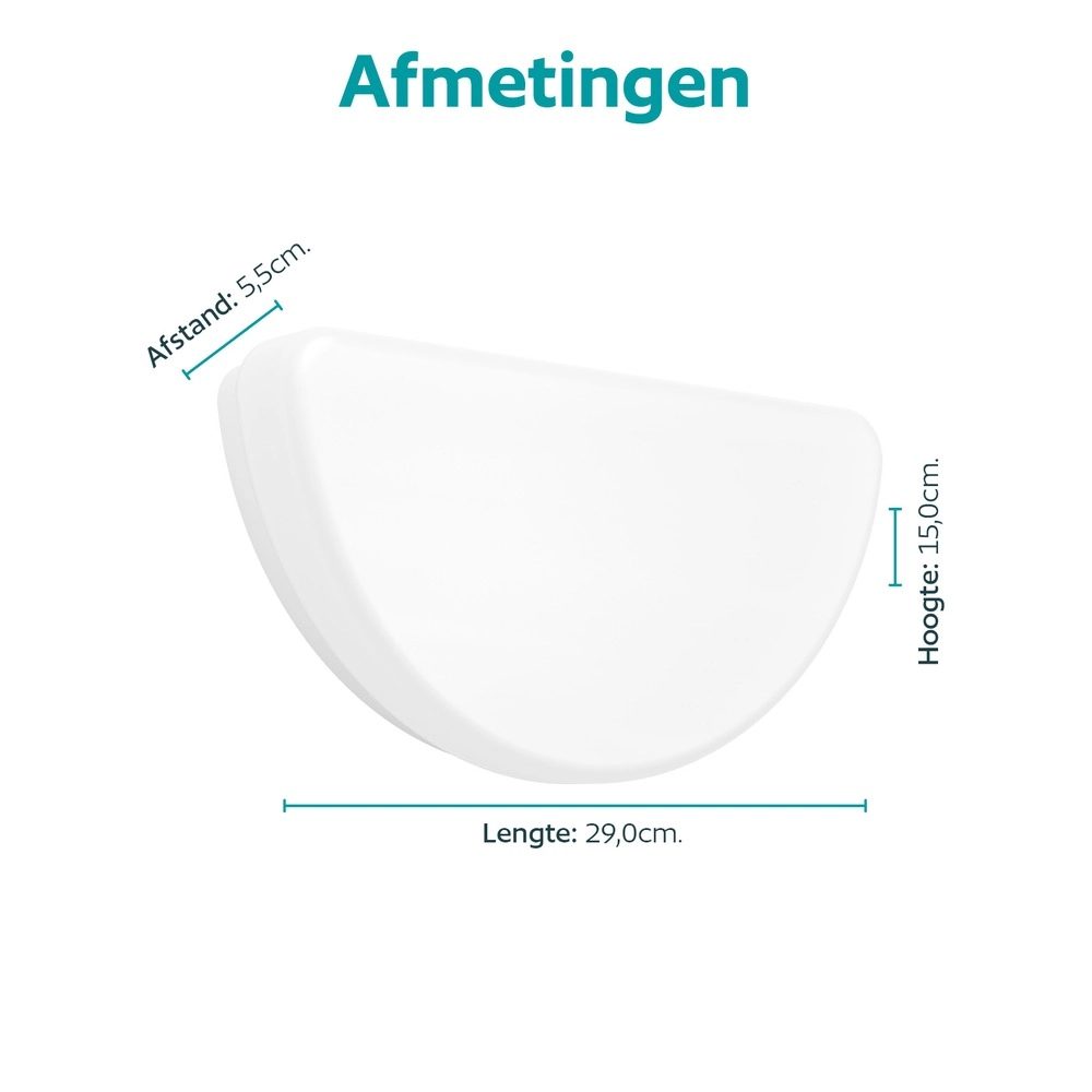White wall lamp Pogliola E 29cm Eglo 9002759742690