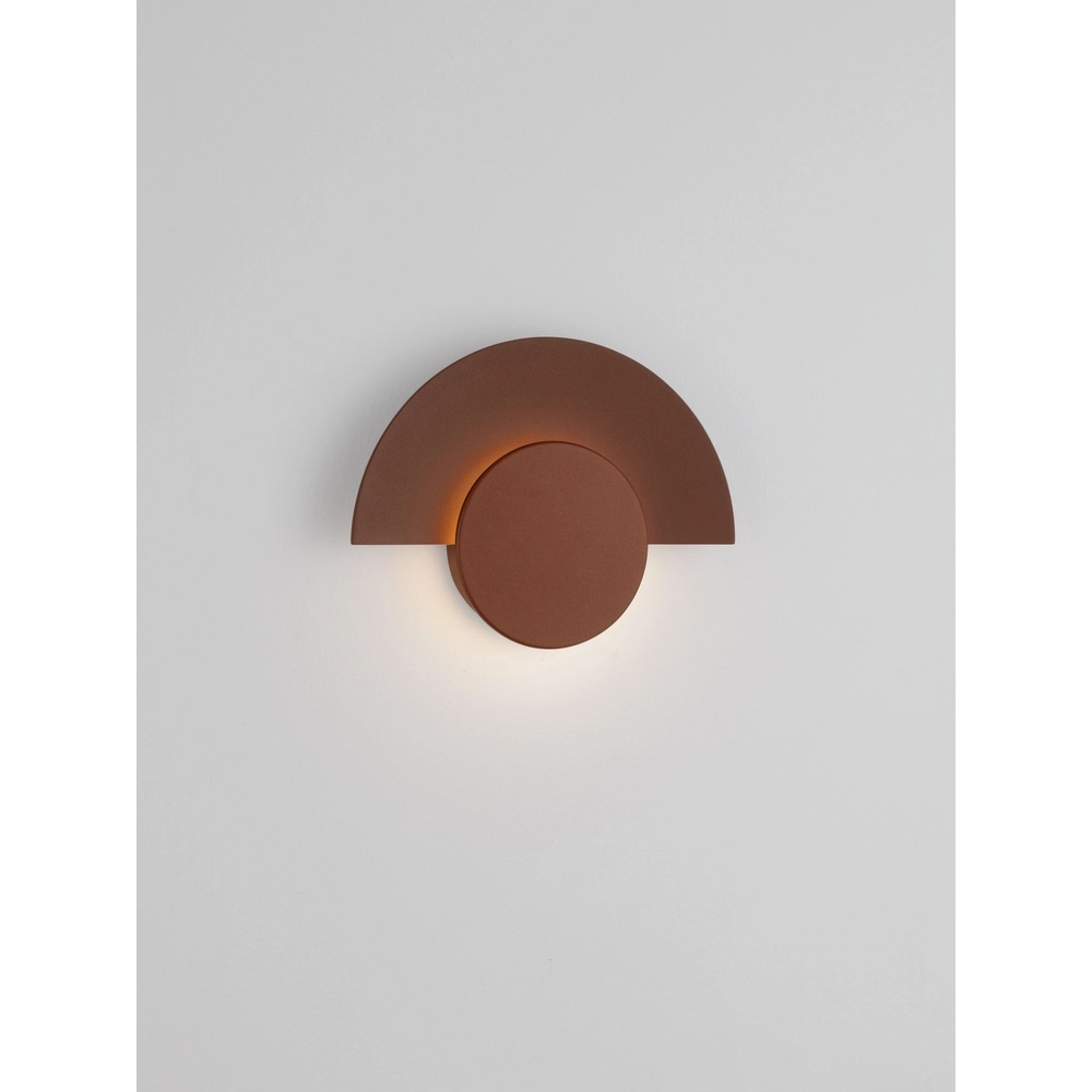 Modern wall lamp Gloo rust brown - 2700K Lyora 5212017497260