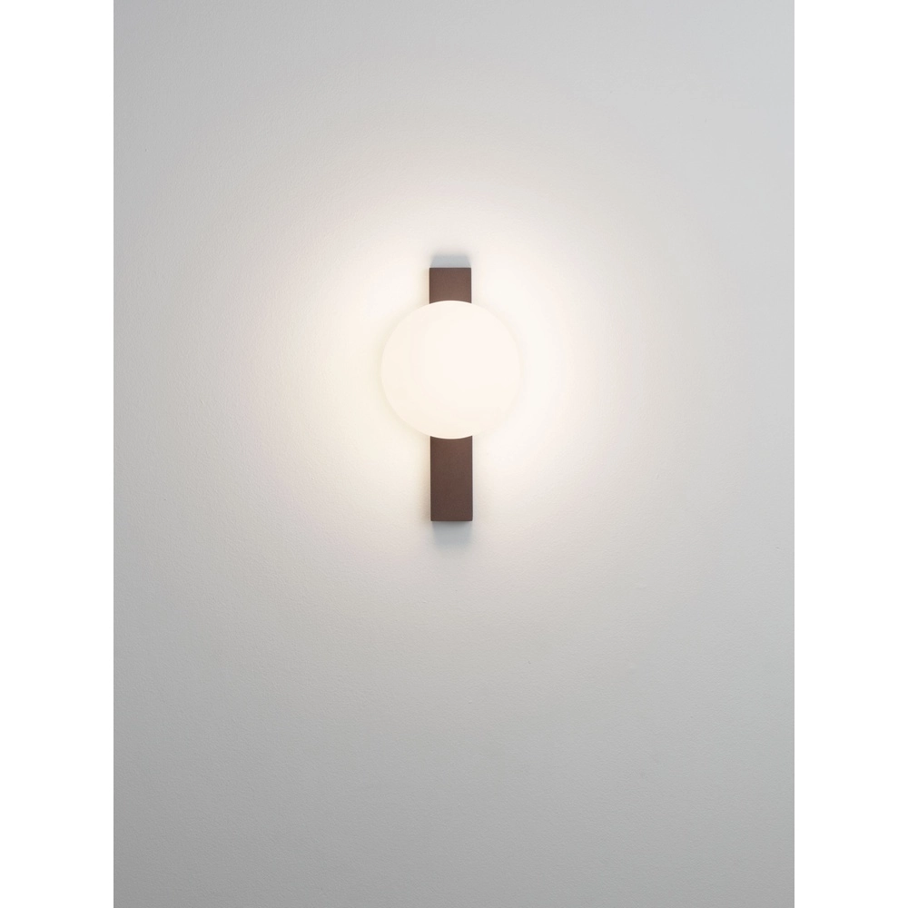 Unique wall lamp Remi Rusty brown with white bulb Lyora 5212017494481
