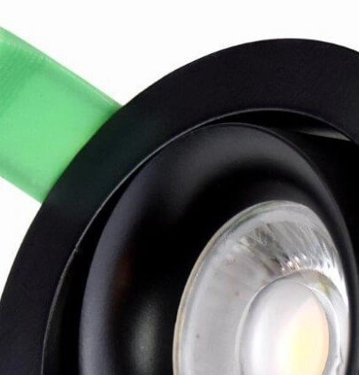 Black recessed spot ex. fitting Spowel ETH 8720195300212