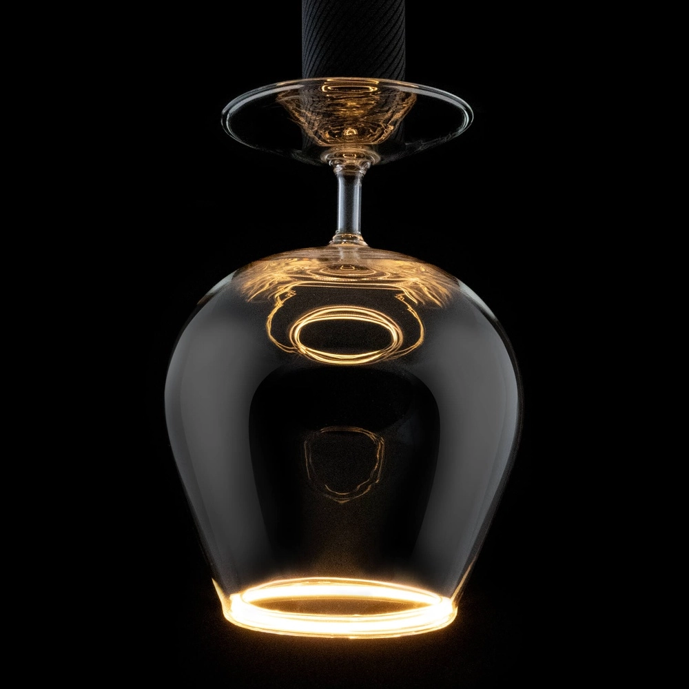 Cognac glass light source Floating clear - 6W - E27 - 600lm - 2200K - Ø 18cm