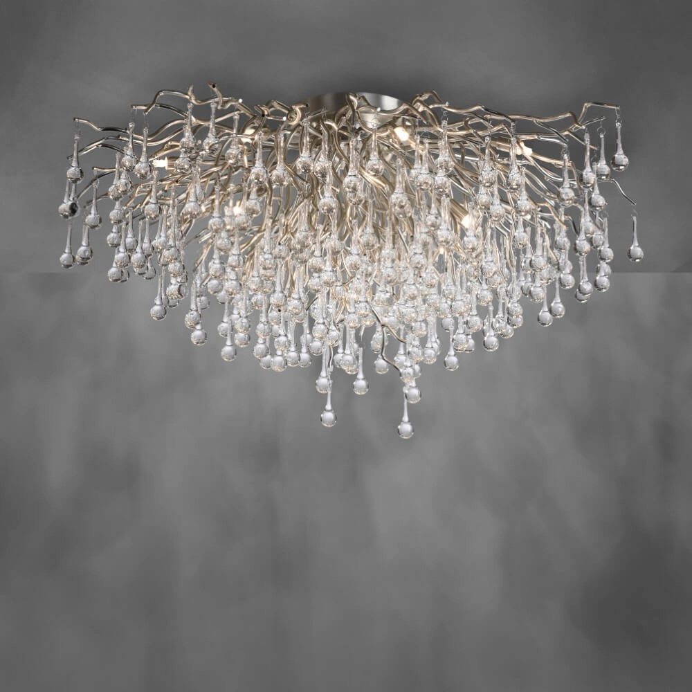 Chandelier Icicle metal 100cm Paul Neuhaus 4012248352113