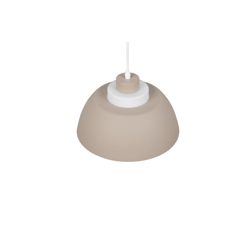 Design pendant lamp Tilos sand brown Ø 30cm Trio 4017807690118