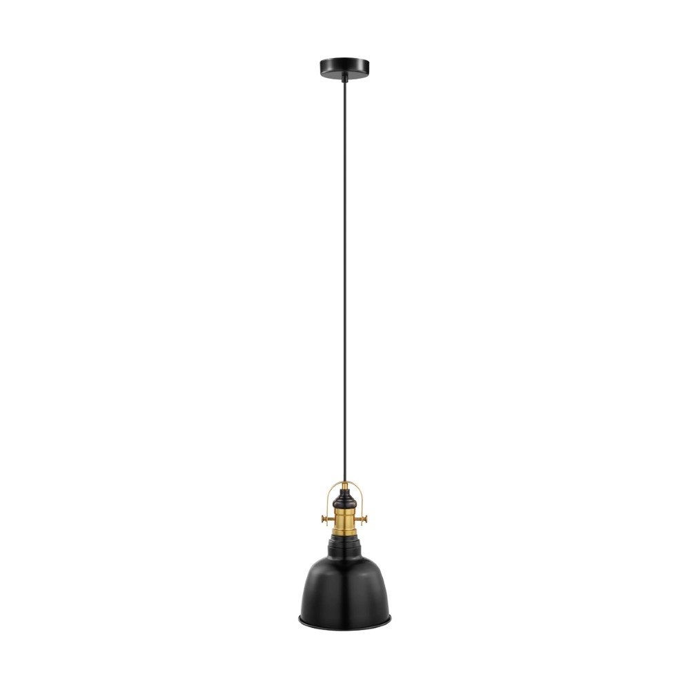 Pendant lamp Gilwell 18,5cm black with gold Eglo 9002759496937