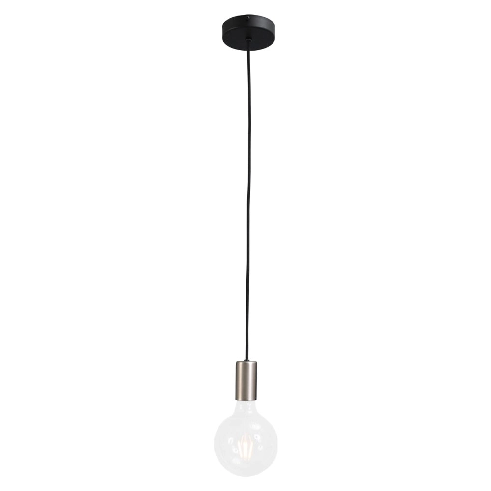 Pendant lamp Concepto pendant black with metallic gray Masterlight 8718121143057