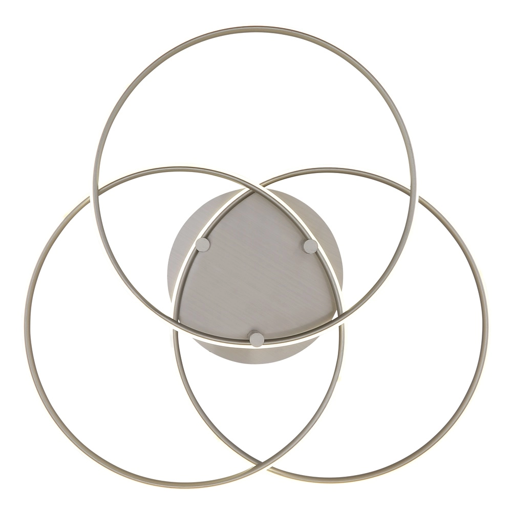 Design ceiling lamp Kombos nickel Globo 9007371533473