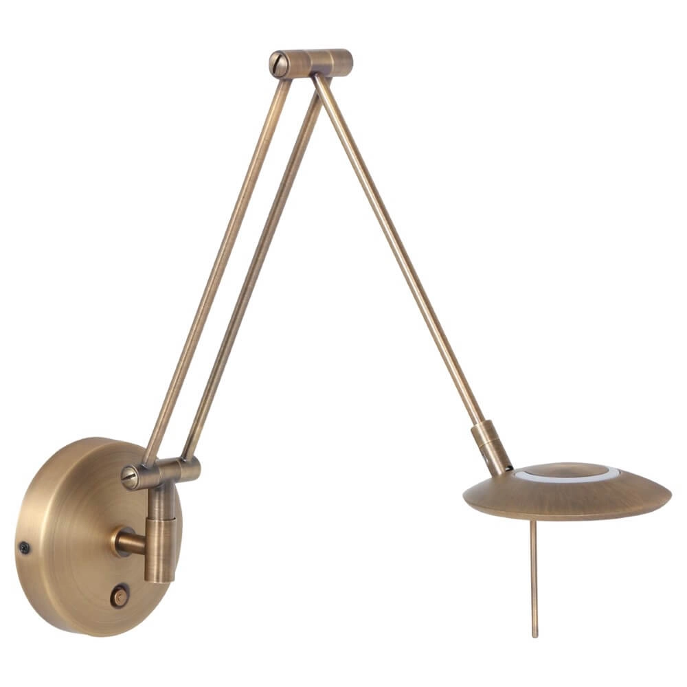 Reading lamp Zodiac LED brass Steinhauer 8712746127355